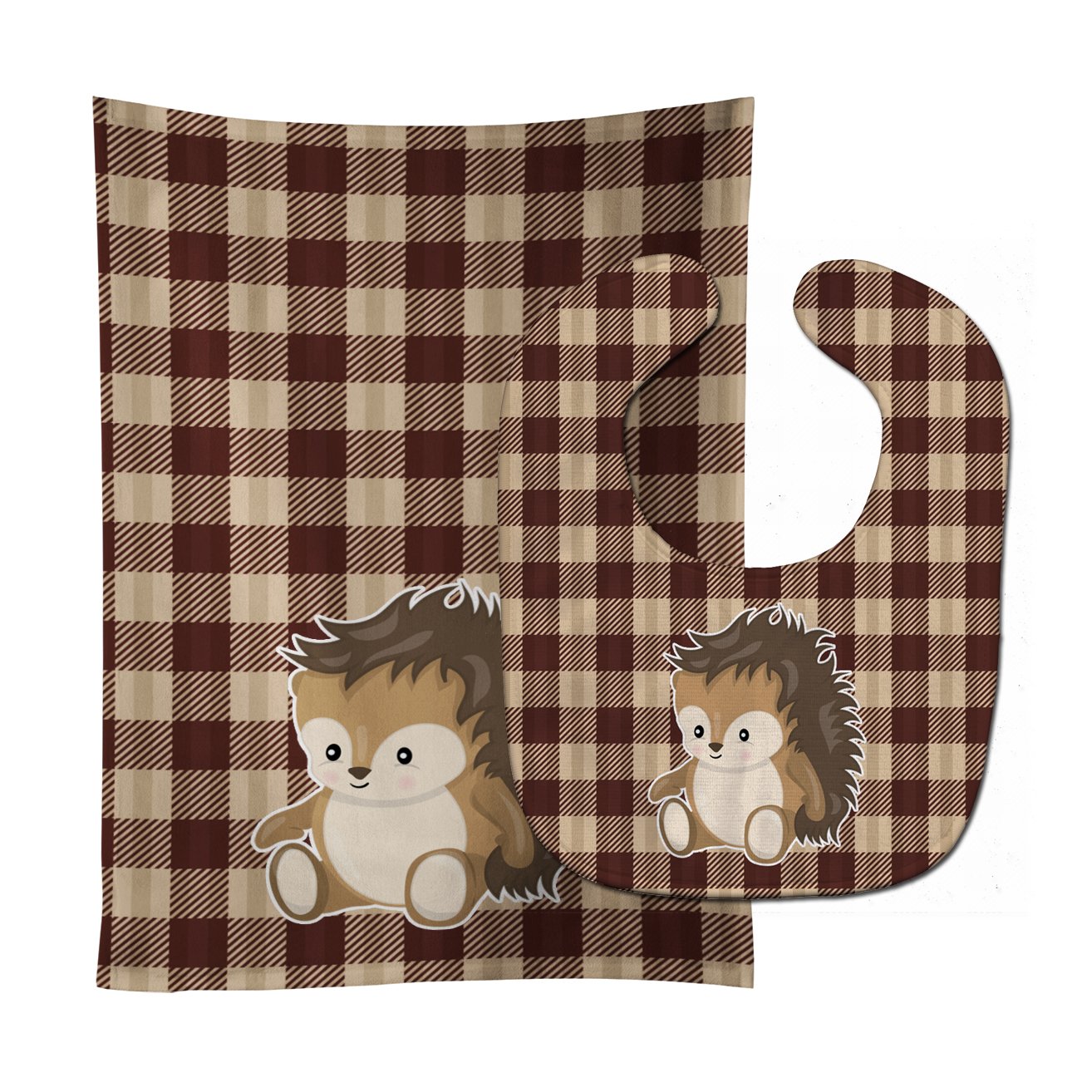 Porcupine Baby Bib & Burp Cloth Easy-Clean Baby Bib Baby Feeding Accessory Baby Mealtime Essential