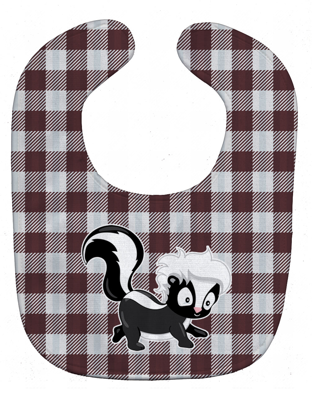 Skunk Baby Bib Easy-Clean Baby Bib Baby Feeding Accessory Baby Mealtime Essential, 10 x 13, Multicolor