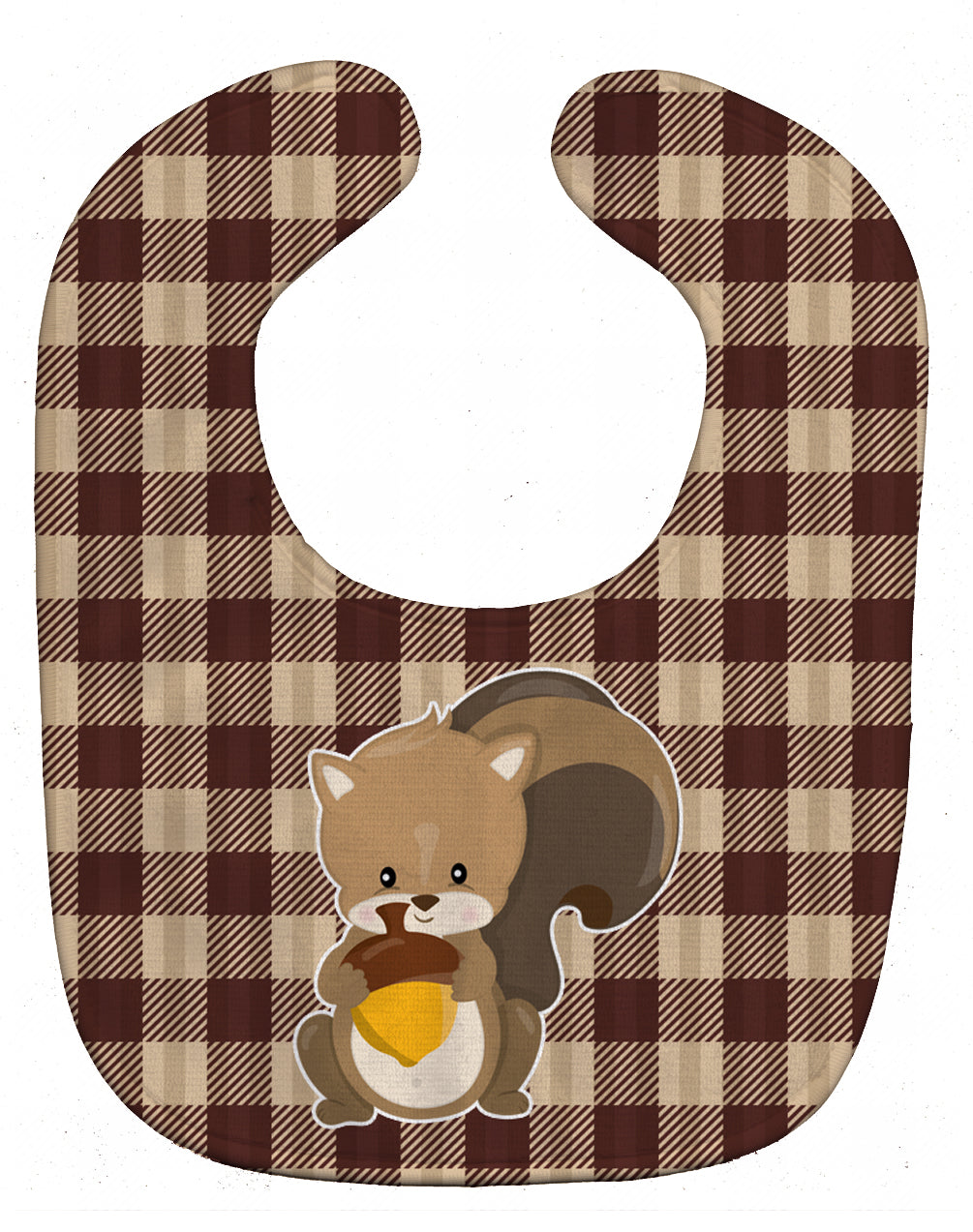Squirrel Baby Bib Easy-Clean Baby Bib Baby Feeding Accessory Baby Mealtime Essential, 10 x 13, Multicolor