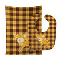 Deer #3 Baby Bib & Burp Cloth Easy-Clean Baby Bib Baby Feeding Accessory Baby Mealtime Essential