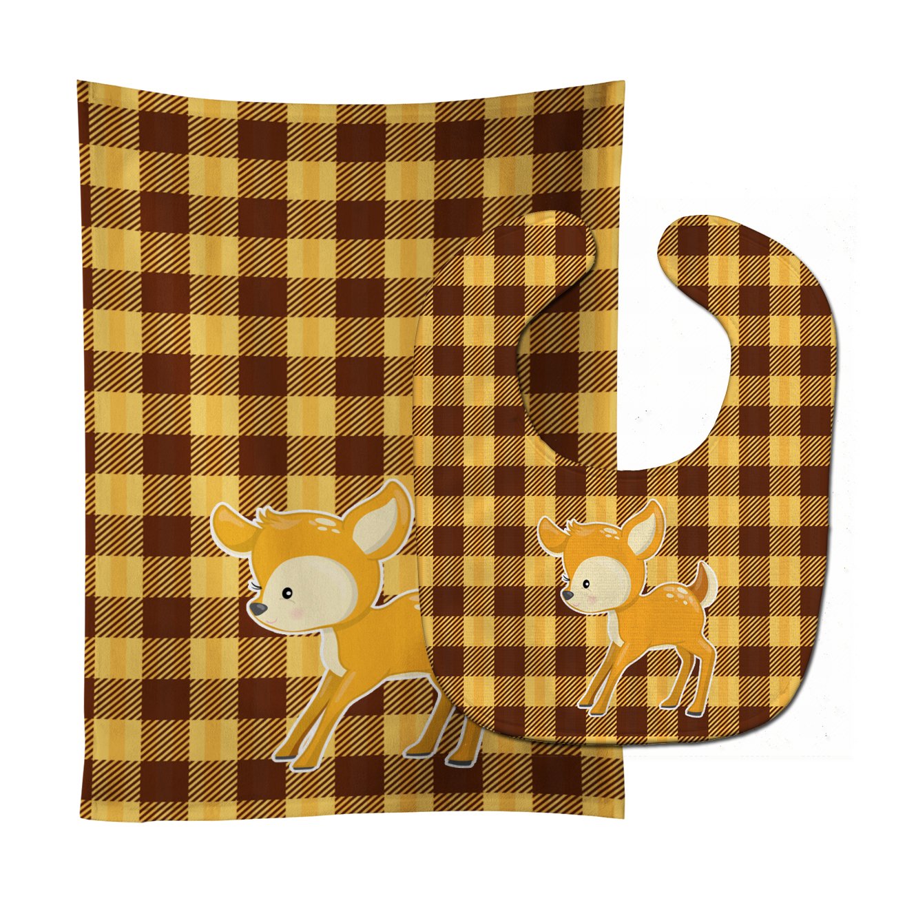 Deer #3 Baby Bib & Burp Cloth Easy-Clean Baby Bib Baby Feeding Accessory Baby Mealtime Essential