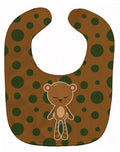 Bear #3 Baby Bib Easy-Clean Baby Bib Baby Feeding Accessory Baby Mealtime Essential, 10 x 13, Multicolor