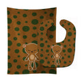 Bear #3 Baby Bib & Burp Cloth Easy-Clean Baby Bib Baby Feeding Accessory Baby Mealtime Essential