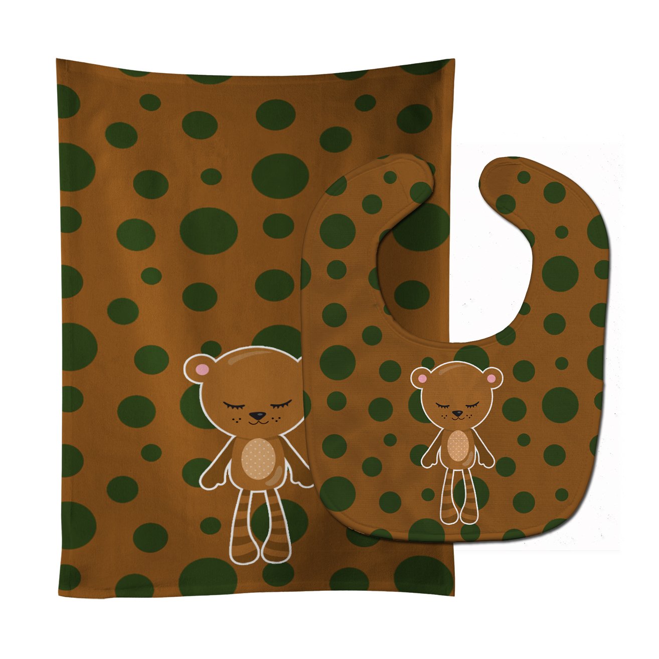 Bear #3 Baby Bib & Burp Cloth Easy-Clean Baby Bib Baby Feeding Accessory Baby Mealtime Essential