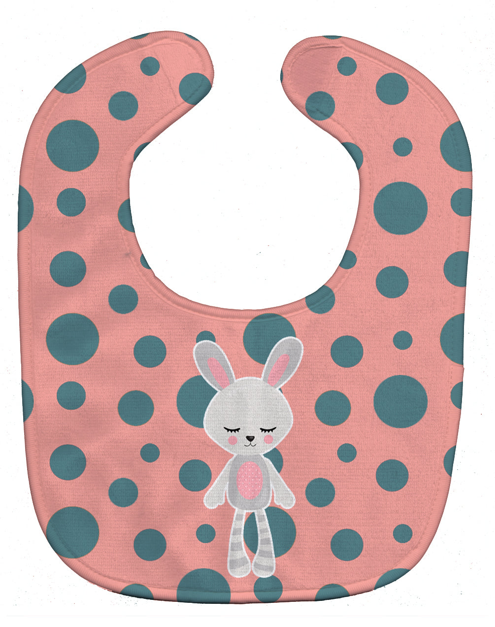 Rabbit Baby Bib Easy-Clean Baby Bib Baby Feeding Accessory Baby Mealtime Essential, 10 x 13, Multicolor