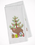 F1 Hybrid Camel Christmas Kitchen Towel Set of 2 White Dish Towels Decorative Bathroom Hand towel for Hand, Face, Hair, Yoga, Tea, Dishcloth, 19 X 28", White