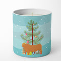 Highland Cow Christmas Decorative Soy Candle Nature Soy Wax Essential Oil Home Decor Ideal for Bedroom Kitchen Bath Office Gift, 10 oz