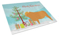 Highland Cow Christmas Cutting Board Tempered Glass Kitchen Cutting Surface, Heat Resistant Chopping, Non-Slip Feet, Food Prep & Serving