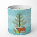 Ankole-Watusu Cow Christmas Decorative Soy Candle Nature Soy Wax Essential Oil Home Decor Ideal for Bedroom Kitchen Bath Office Gift, 10 oz