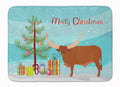 Ankole-Watusu Cow Christmas Memory Foam Kitchen Mat Machine Washable Anti-Fatigue Cushion Comfort Bath or Kitchen Rug