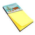 Ankole-Watusu Cow Christmas Watercolor Sticky Note Holder Refillable Dispenser Desk Accessory 3x3 Pad Gift