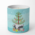 Hungarian Grey Steppe Cow Christmas Decorative Soy Candle Nature Soy Wax Essential Oil Home Decor Ideal for Bedroom Kitchen Bath Office Gift, 10 oz