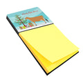 Jersey Cow Christmas Watercolor Sticky Note Holder Refillable Dispenser Desk Accessory 3x3 Pad Gift