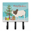 Malvi Cow Christmas Leash or Key Holder Wall Hooks, Coat Rack Wall Mount, for Hanging Keys, Towels, Aprons, Leashes
