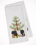 Belted Galloway Cow Christmas Kitchen Towel Set of 2 White Dish Towels Decorative Bathroom Hand towel for Hand, Face, Hair, Yoga, Tea, Dishcloth, 19 X 28", White