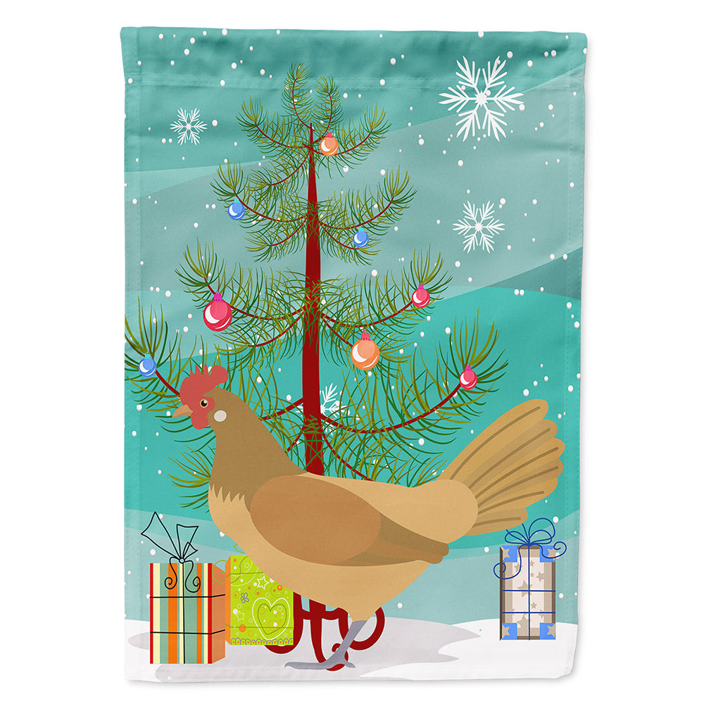 Frisian Friesian Chicken Christmas House Flag 28x40 Porch Sleeve Pole Decorative Outside Yard Banner Artwork Wall Hanging, Polyester