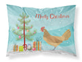 Frisian Friesian Chicken Christmas Standard Pillowcase Lightweight Super Soft Easy Care Decorative Artwork Pillowcase, Standard