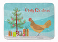 Frisian Friesian Chicken Christmas Memory Foam Kitchen Mat Machine Washable Anti-Fatigue Cushion Comfort Bath or Kitchen Rug