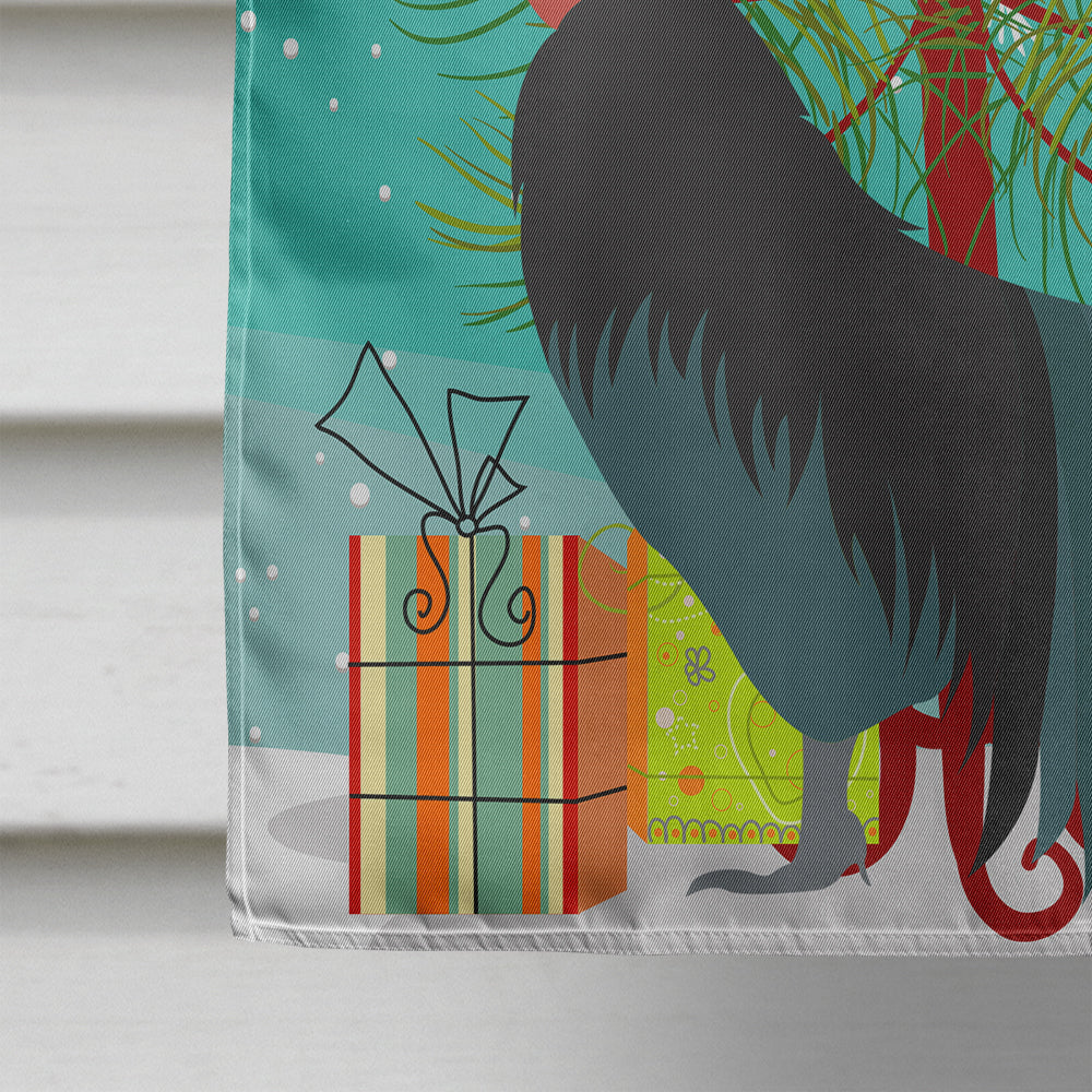 Sumatra Chicken Christmas House Flag 28x40 Porch Sleeve Pole Decorative Outside Yard Banner Artwork Wall Hanging, Polyester