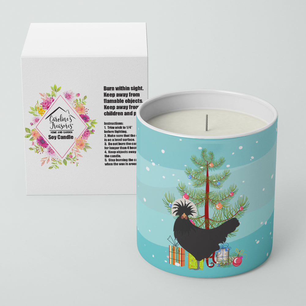 Polish Poland Chicken Christmas Decorative Soy Candle Nature Soy Wax Essential Oil Home Decor Ideal for Bedroom Kitchen Bath Office Gift, 10 oz