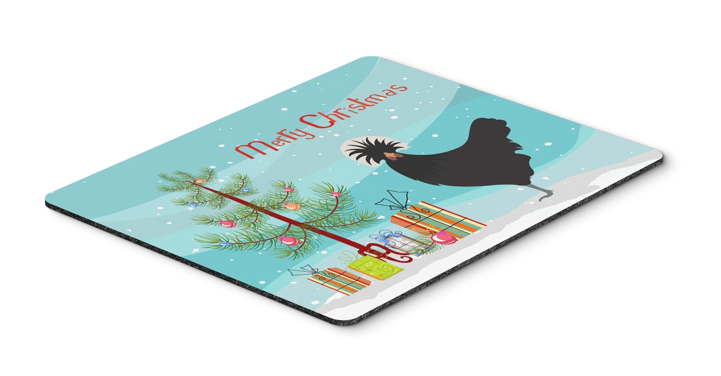 Polish Poland Chicken Christmas Mouse Pad, Heat Resistant Trivet Hot Pad , Non Slip Rubber Desk Mat, Kitchen Counter Protector, Home Office Decor Gift