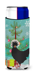 Polish Poland Chicken Christmas Slim Can Hugger , Insulated Foam Hugger for 12 oz Slim Cans, Beer Bottles & Water Bottles, Printed in USA