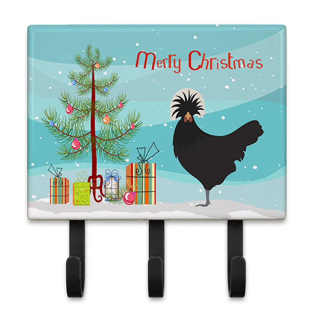Polish Poland Chicken Christmas Leash or Key Holder Wall Hooks, Coat Rack Wall Mount, for Hanging Keys, Towels, Aprons, Leashes