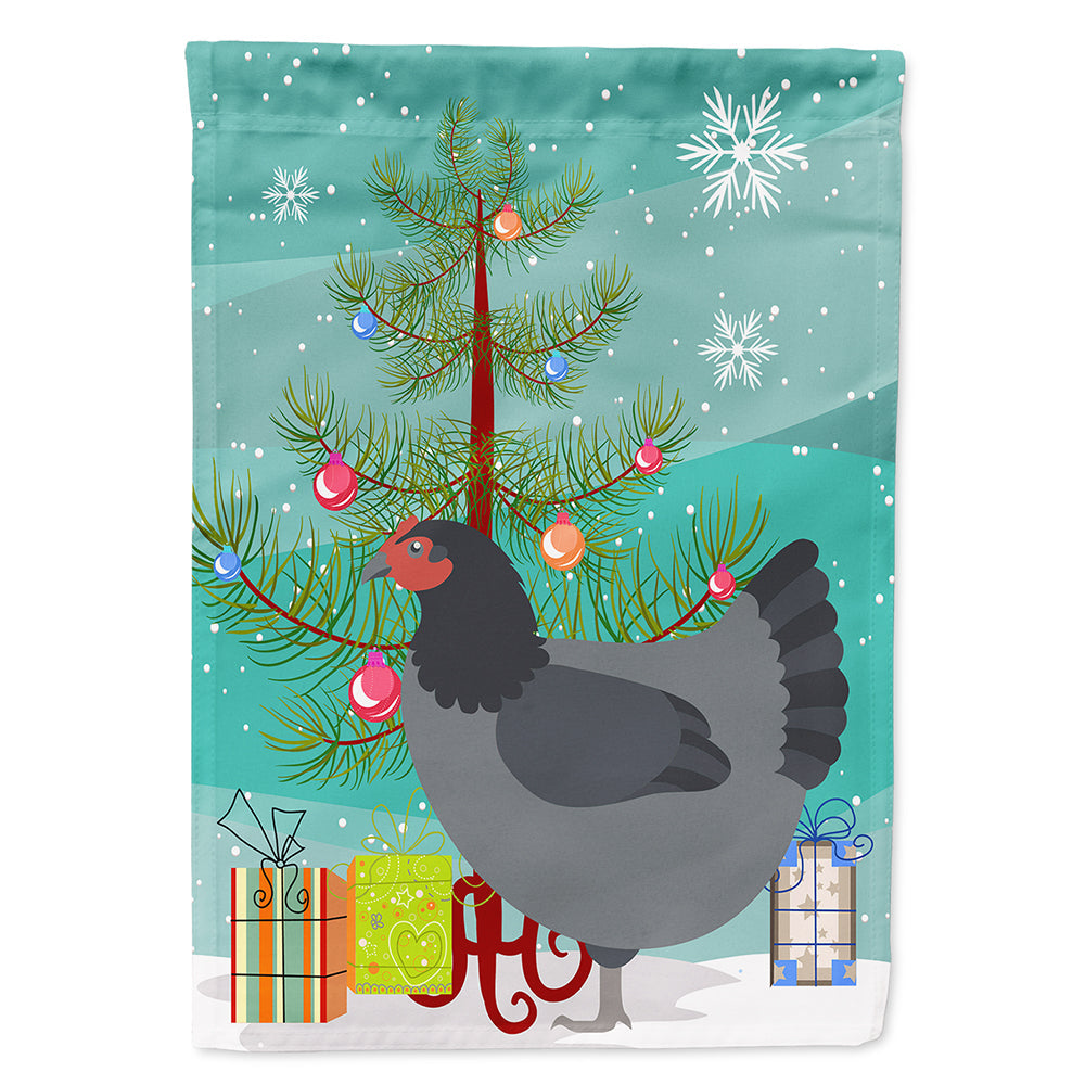 Jersey Giant Chicken Christmas House Flag 28x40 Porch Sleeve Pole Decorative Outside Yard Banner Artwork Wall Hanging, Polyester