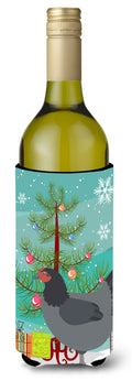 Jersey Giant Chicken Christmas Wine Bottle Hugger Gift Sleeve for Standard 750 ml Bottles, Insulated Reusable Also Fits Mini Shot & Pint Bottles