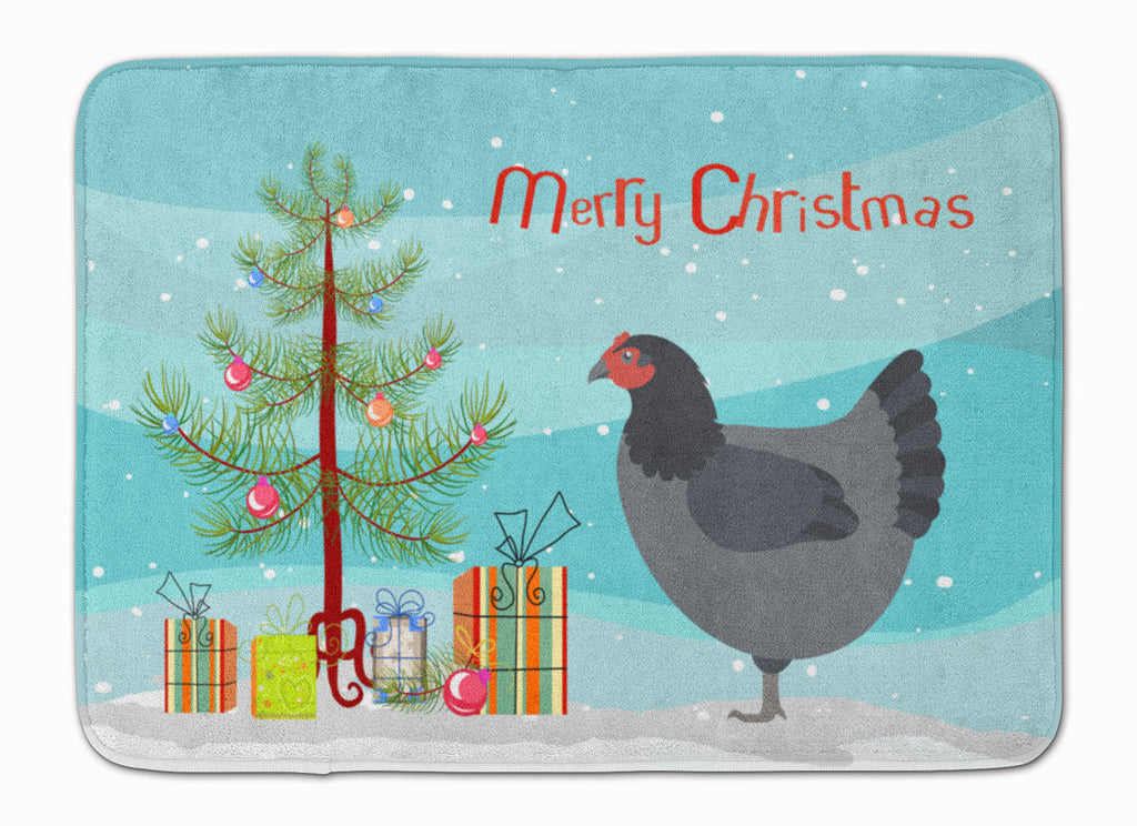 Jersey Giant Chicken Christmas Memory Foam Kitchen Mat Machine Washable Anti-Fatigue Cushion Comfort Bath or Kitchen Rug