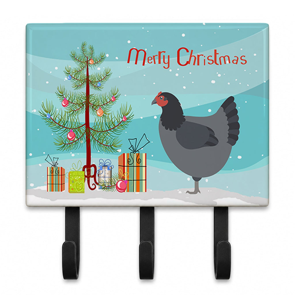 Jersey Giant Chicken Christmas Leash or Key Holder Wall Hooks, Coat Rack Wall Mount, for Hanging Keys, Towels, Aprons, Leashes