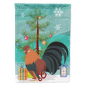 Dutch Bantam Chicken Christmas House Flag 28x40 Porch Sleeve Pole Decorative Outside Yard Banner Artwork Wall Hanging, Polyester