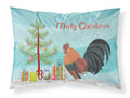Dutch Bantam Chicken Christmas Standard Pillowcase Lightweight Super Soft Easy Care Decorative Artwork Pillowcase, Standard