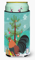 Dutch Bantam Chicken Christmas Tall Boy Hugger Can Cooler Sleeve Machine Washable Drink Collapsible Insulator Beverage Insulated Holder