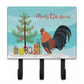 Dutch Bantam Chicken Christmas Leash or Key Holder Wall Hooks, Coat Rack Wall Mount, for Hanging Keys, Towels, Aprons, Leashes