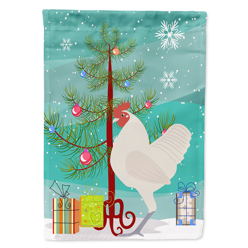 German Langshan Chicken Christmas House Flag 28x40 Porch Sleeve Pole Decorative Outside Yard Banner Artwork Wall Hanging, Polyester