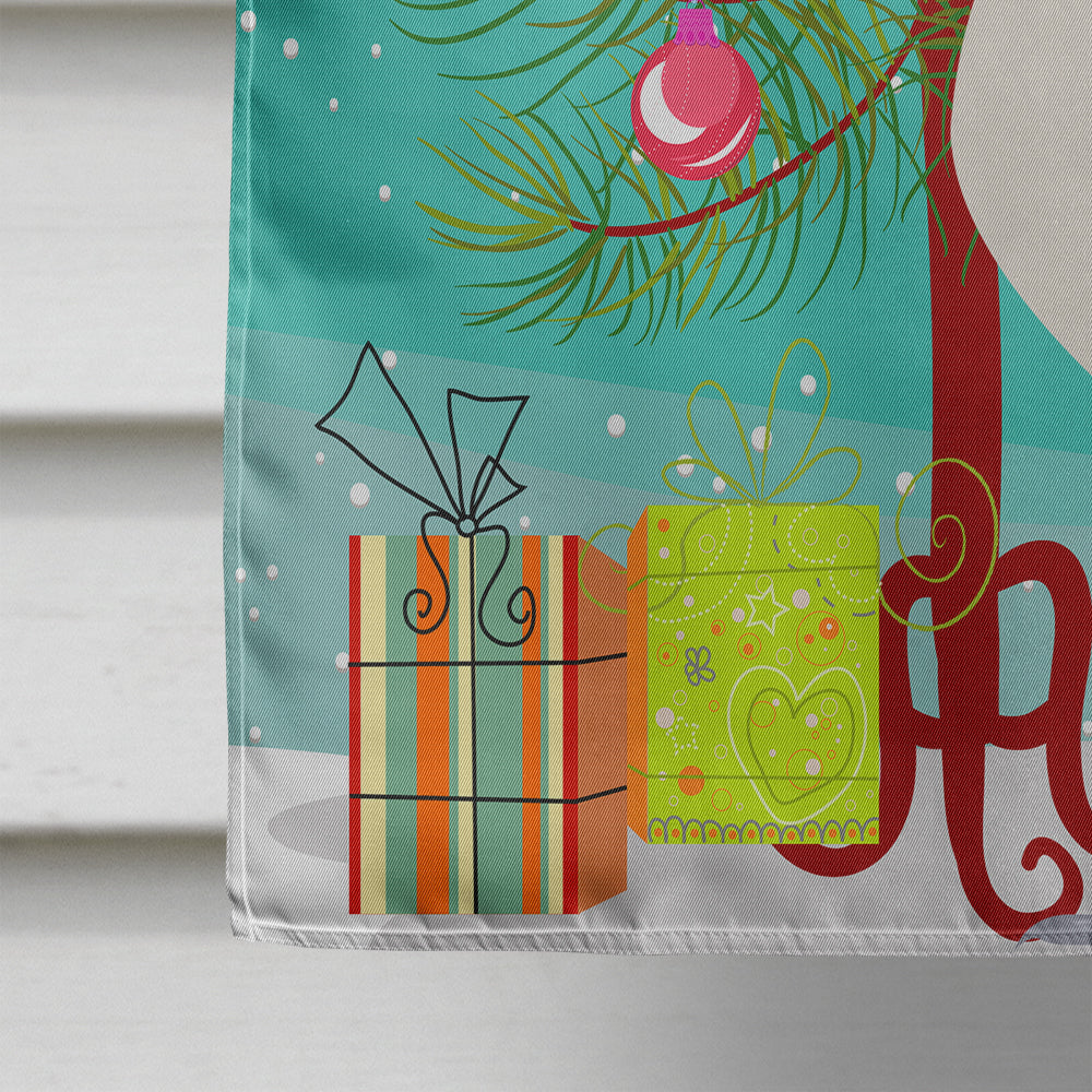 German Langshan Chicken Christmas House Flag 28x40 Porch Sleeve Pole Decorative Outside Yard Banner Artwork Wall Hanging, Polyester