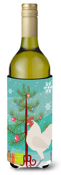 German Langshan Chicken Christmas Wine Bottle Hugger Gift Sleeve for Standard 750 ml Bottles, Insulated Reusable Also Fits Mini Shot & Pint Bottles