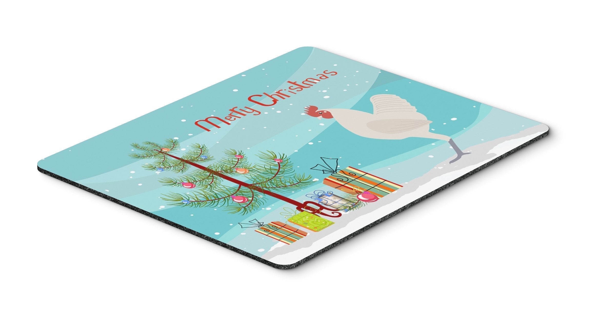 German Langshan Chicken Christmas Mouse Pad, Heat Resistant Trivet Hot Pad , Non Slip Rubber Desk Mat, Kitchen Counter Protector, Home Office Decor Gift