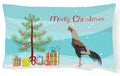 Kulang Chicken Christmas Decorative Throw Pillow 12x16 Indoor Outdoor Accent Cushion, Fabric Cover with Insert for Sofa, Bed, Porch & Living Room