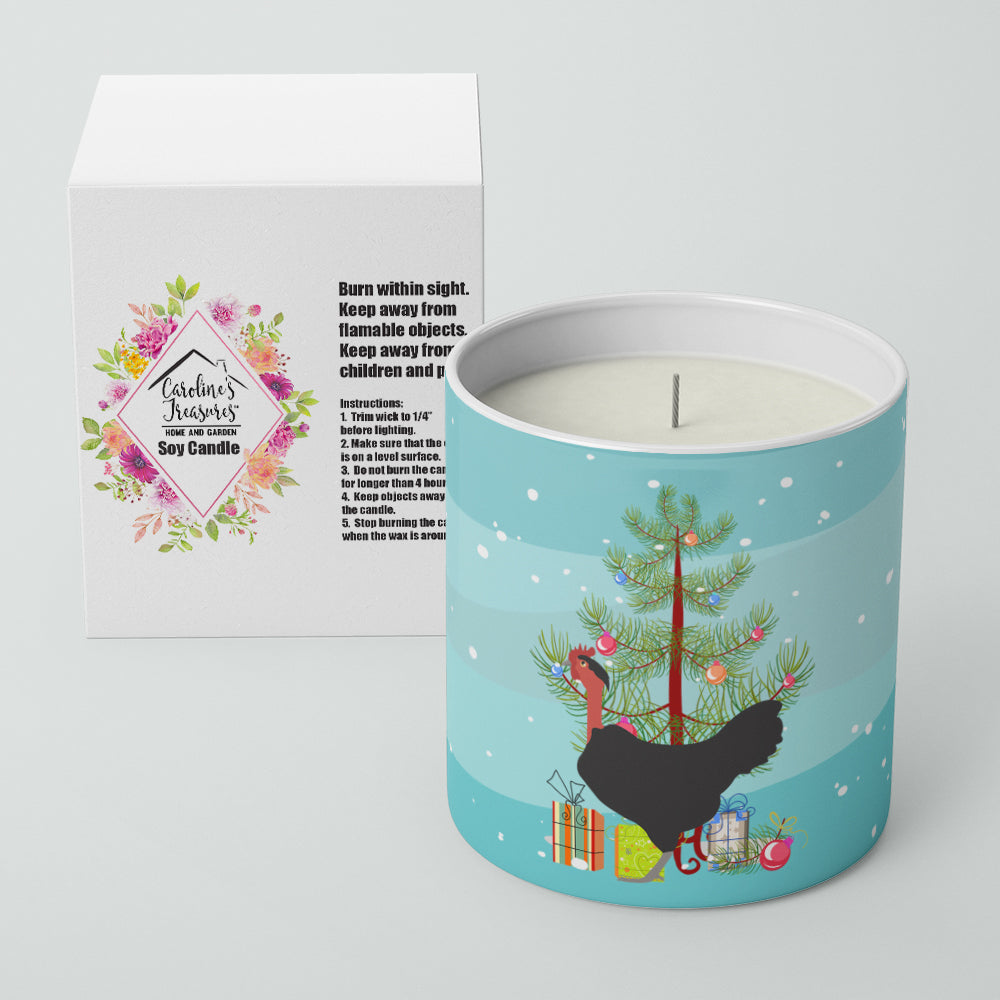 Naked Neck Chicken Christmas Decorative Soy Candle Nature Soy Wax Essential Oil Home Decor Ideal for Bedroom Kitchen Bath Office Gift, 10 oz