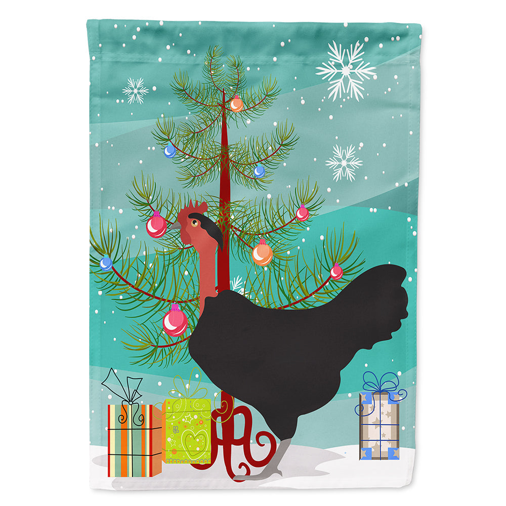 Naked Neck Chicken Christmas House Flag 28x40 Porch Sleeve Pole Decorative Outside Yard Banner Artwork Wall Hanging, Polyester
