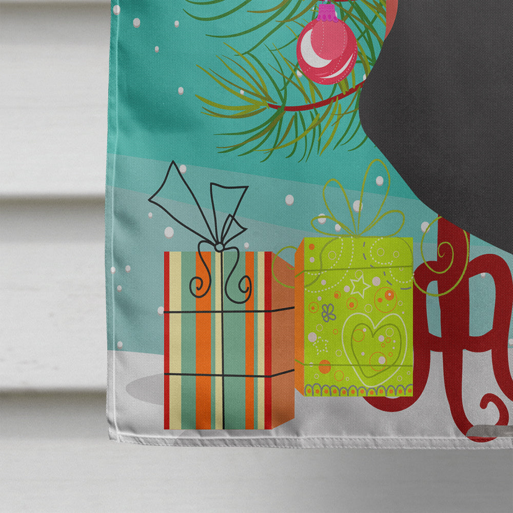 Naked Neck Chicken Christmas House Flag 28x40 Porch Sleeve Pole Decorative Outside Yard Banner Artwork Wall Hanging, Polyester