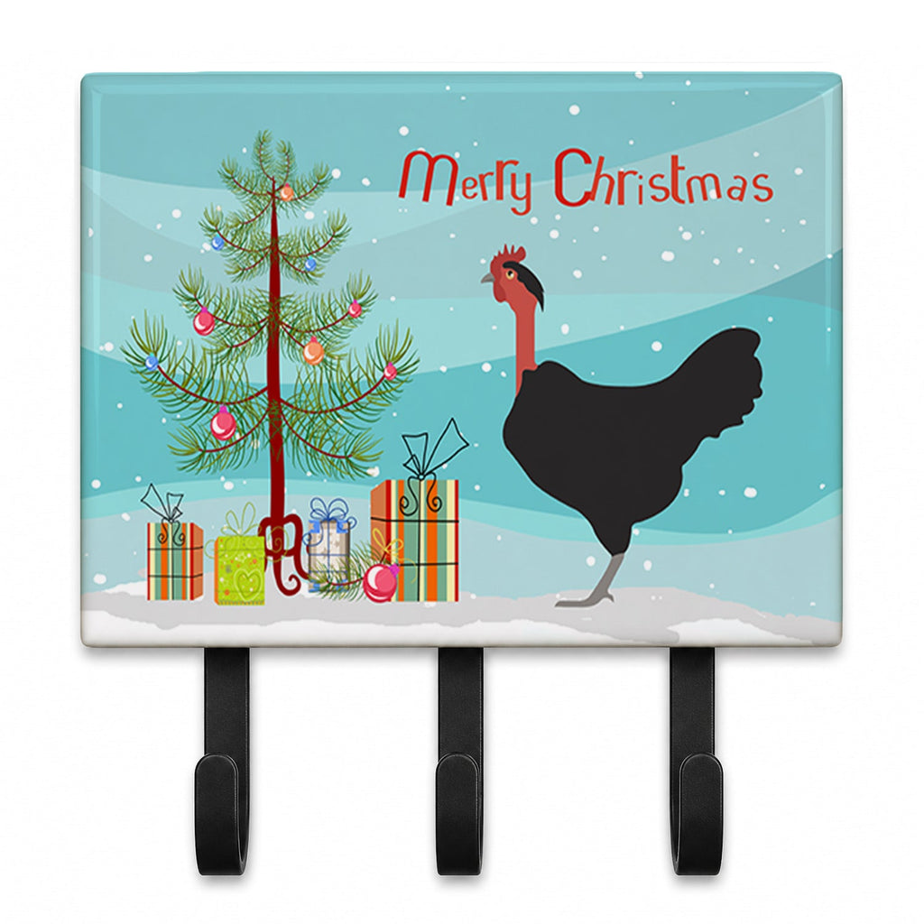 Naked Neck Chicken Christmas Leash or Key Holder Wall Hooks, Coat Rack Wall Mount, for Hanging Keys, Towels, Aprons, Leashes