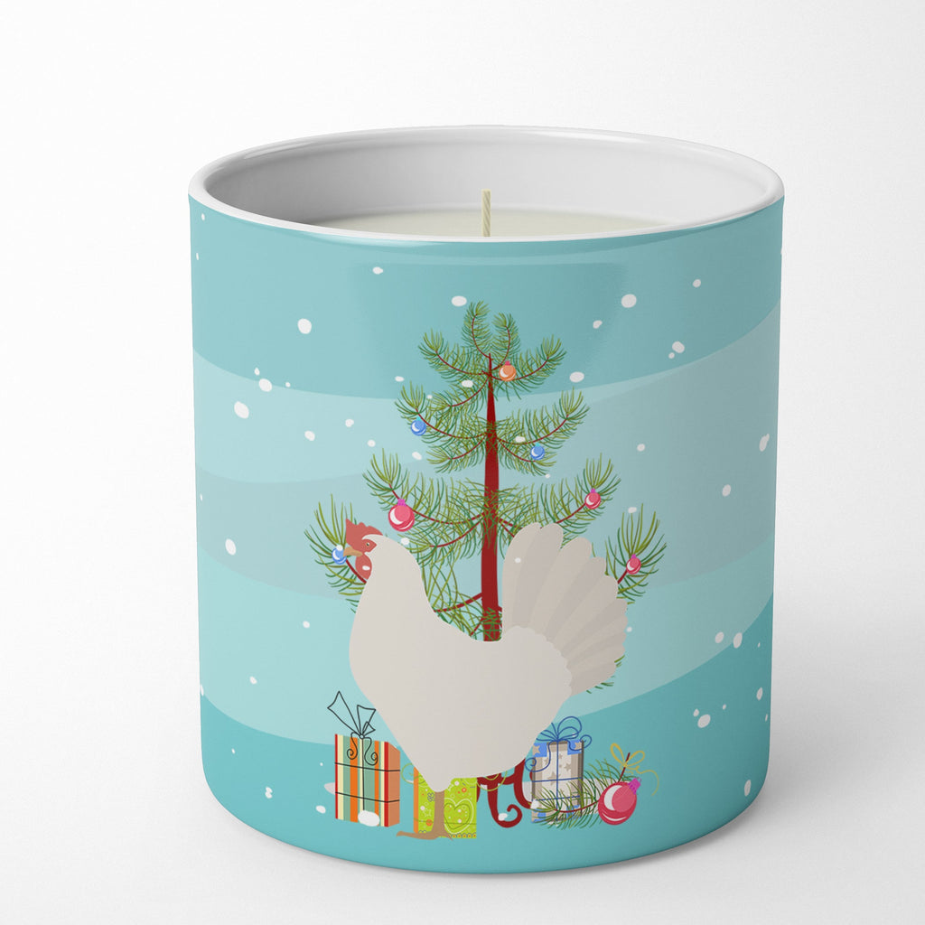 Leghorn Chicken Christmas Decorative Soy Candle Nature Soy Wax Essential Oil Home Decor Ideal for Bedroom Kitchen Bath Office Gift, 10 oz
