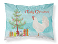 Leghorn Chicken Christmas Standard Pillowcase Lightweight Super Soft Easy Care Decorative Artwork Pillowcase, Standard