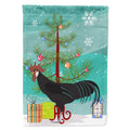 Minorca Ctalalan Chicken Christmas House Flag 28x40 Porch Sleeve Pole Decorative Outside Yard Banner Artwork Wall Hanging, Polyester