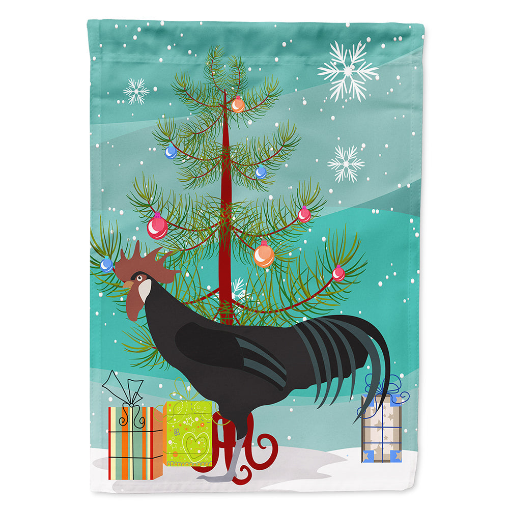 Minorca Ctalalan Chicken Christmas House Flag 28x40 Porch Sleeve Pole Decorative Outside Yard Banner Artwork Wall Hanging, Polyester