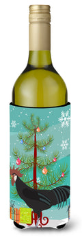 Minorca Ctalalan Chicken Christmas Wine Bottle Hugger Gift Sleeve for Standard 750 ml Bottles, Insulated Reusable Also Fits Mini Shot & Pint Bottles