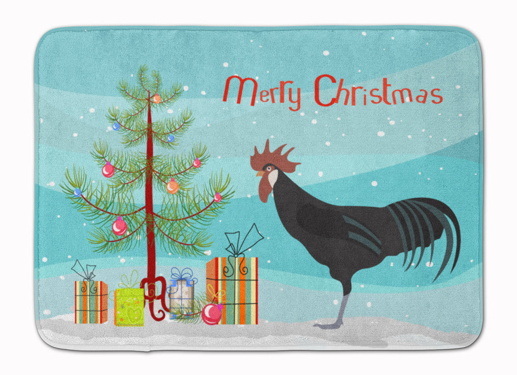 Minorca Ctalalan Chicken Christmas Memory Foam Kitchen Mat Machine Washable Anti-Fatigue Cushion Comfort Bath or Kitchen Rug